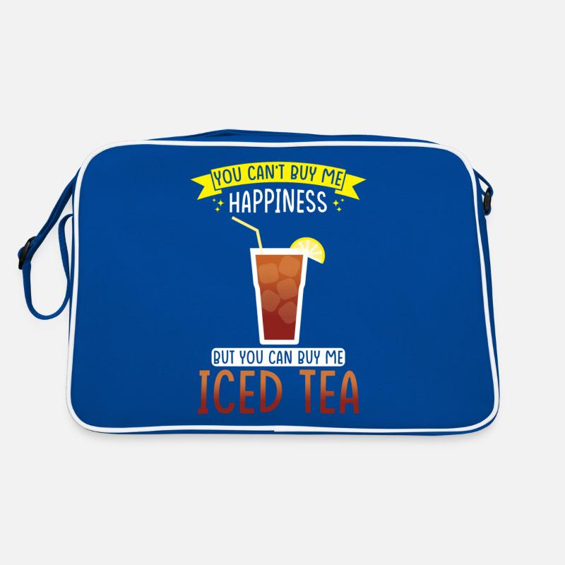 Iced Tea Drink Design Keep Calm and Iced Tea Retro Bag