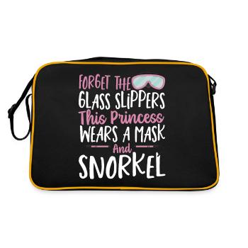 Oubliez les chaussons de verre Cette princesse - Sac Retro - noir/or - Dos