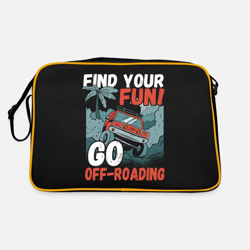 Find Your Fun! Go Off-Roading Offroading Retro Bag