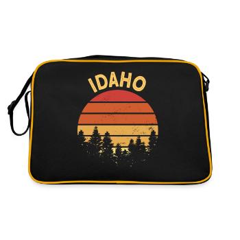 Idaho - Retro Bag - black/gold - Back