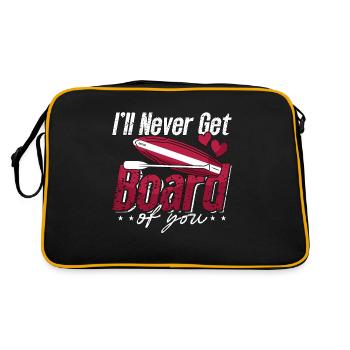 Stand Up Paddle I'll Never Get Board Water Sports - Retro Bag - black/gold - Back