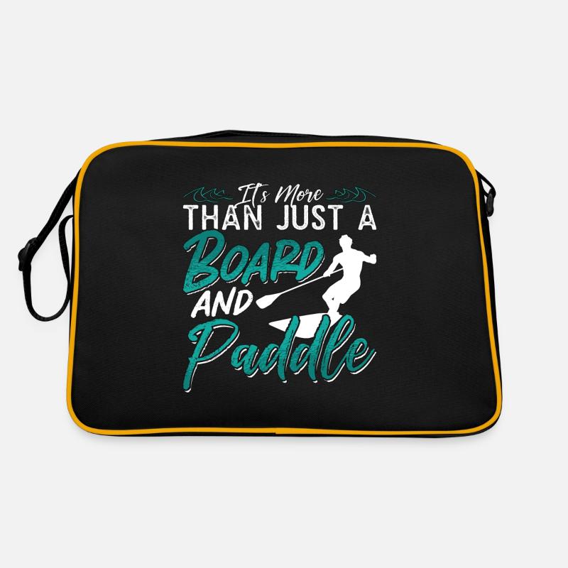 Stand Up Paddle It's More Than Just Water Sport Retro Bag
