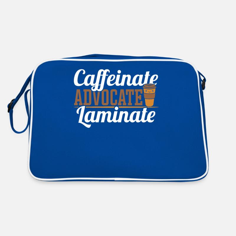 Caffeinate Advocate Laminat Sonderschullehrer SPED Retro Tasche