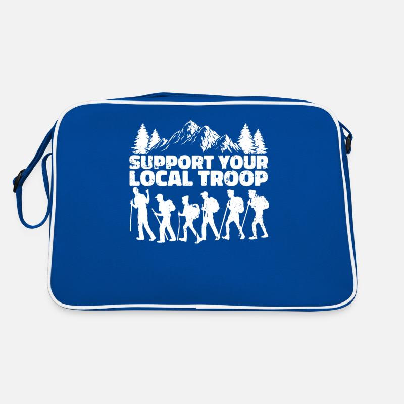 Pfadfinder Unterstützung Retro Tasche