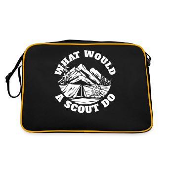 Scout - Retro Bag - black/gold - Back