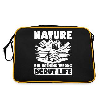 Scout - Retro Bag - black/gold - Back