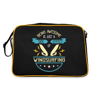 La planche à voile est géniale n’est qu’un sport nautique - Sac Retro - noir/or - Dos