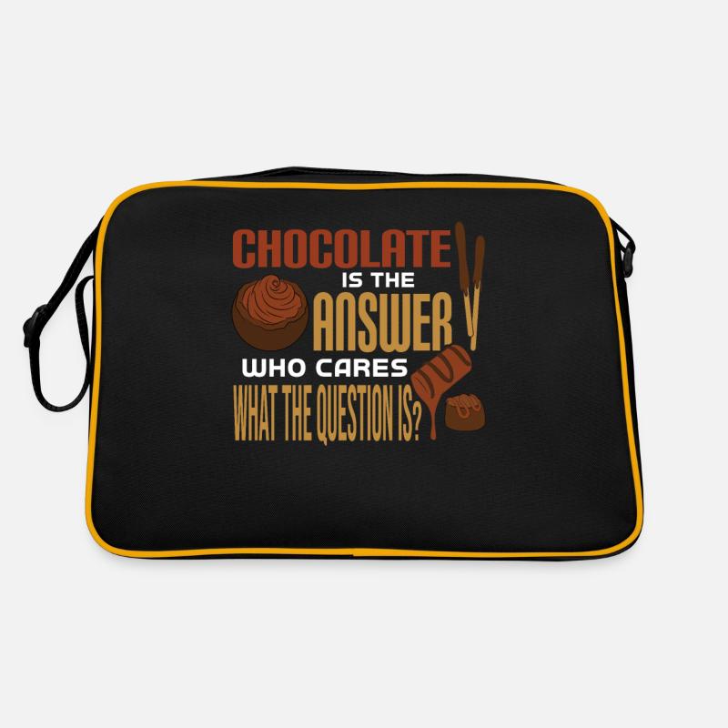 Chocolate Is the answer What was the question? Retro Bag