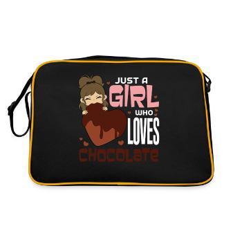 Chocolate loves - Retro Bag - black/gold - Back