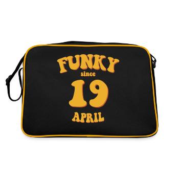Funky Anniversaire: Avril 2019 - Flower Power - Sac Retro - noir/or - Dos