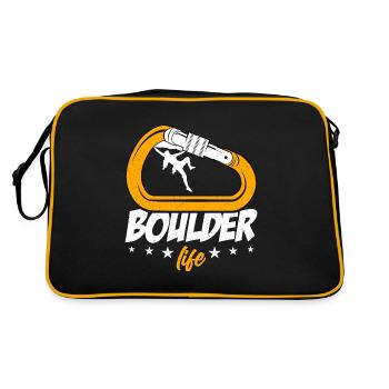 Escalade intérieure Boulder Life Mountaineer Climber - Sac Retro - noir/or - Dos