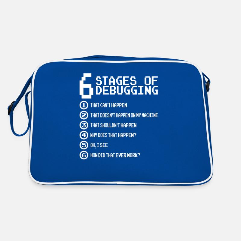 Funny Lol Nerd IT Computer Scientist Retro Bag
