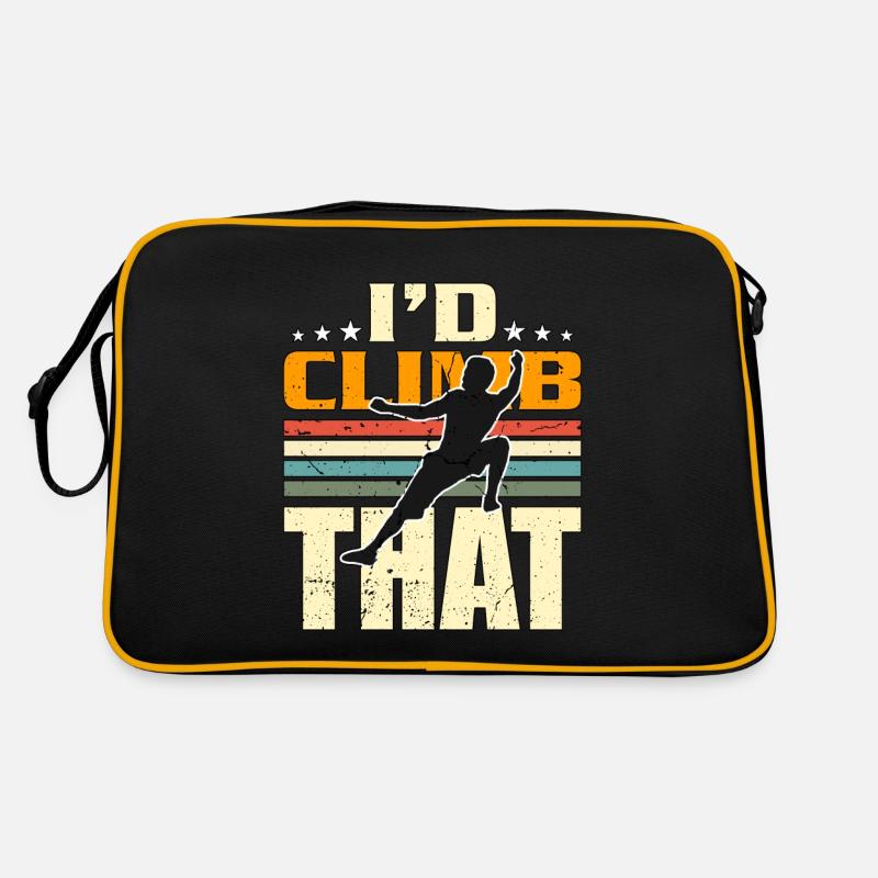 Escalade en intérieur Je grimperais ce grimpeur de bloc Sac Retro