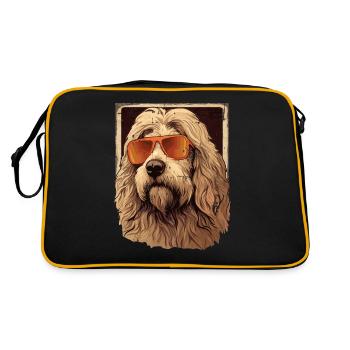 Maremma Abruzzo Shepherd Dog Maremmano Abruzzese - Retro Bag - black/gold - Back