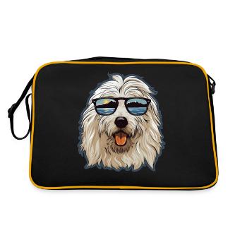 Maremmano Abruzzese German Shepherd - Retro Bag - black/gold - Back