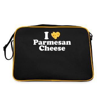 Parmesan - Retro Tasche - Schwarz/Gold - Hinten