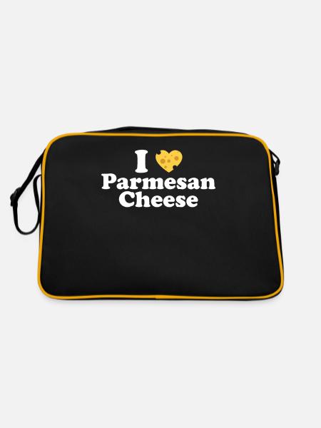 Parmesan - Retro Tasche - Schwarz/Gold - Hinten