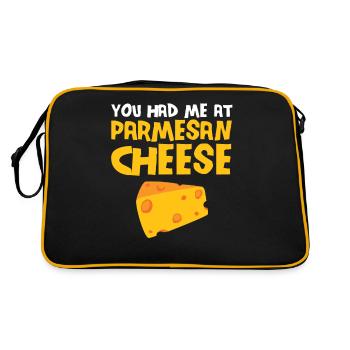 Parmesan - Retro Tasche - Schwarz/Gold - Hinten