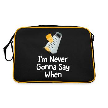 Parmesan - Retro Tasche - Schwarz/Gold - Hinten