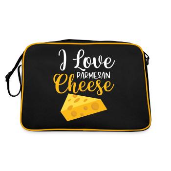 Parmesan - Retro Tasche - Schwarz/Gold - Hinten