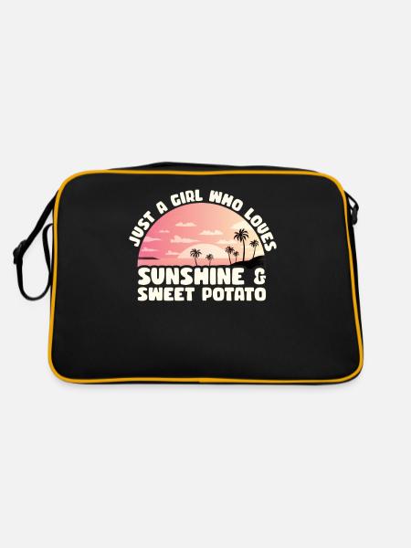 Ignames - Sac Retro - noir/or - Dos