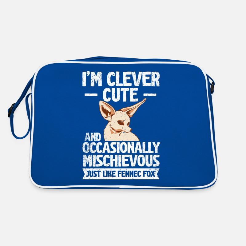 Fennec Fox Clever Cute Fennec Foxes Owner Retro Bag