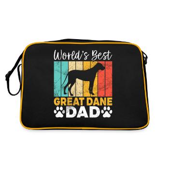 Great Dane Gifts - Retro Bag - black/gold - Back