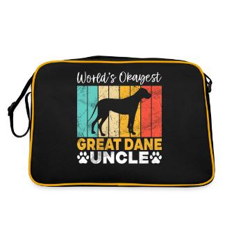 Great Dane Gifts - Retro Bag - black/gold - Back