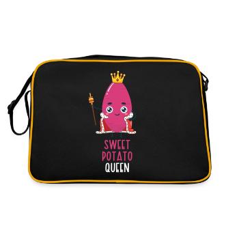 Parmesan - Retro Tasche - Schwarz/Gold - Hinten