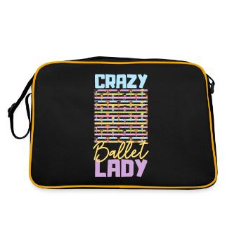 Danseur de ballet | Professeur de ballet | Ballerine - Sac Retro - noir/or - Dos