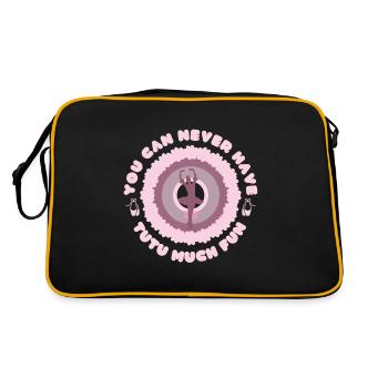 Danseur de ballet | Professeur de ballet | Ballerine - Sac Retro - noir/or - Dos