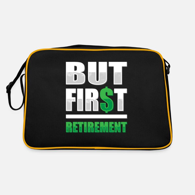 Rentner Rente Dollar Retro Tasche
