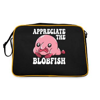 Appreciate the Blobfish owner Blobfishes - Retro Bag - black/gold - Back