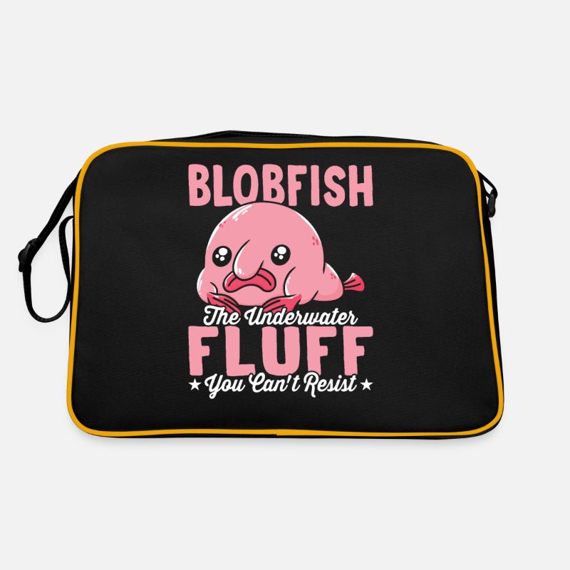 Blobfish propriétaire peluches sous-marines Sac Retro