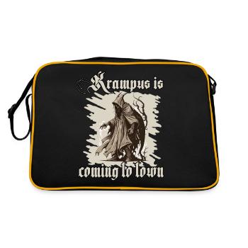 Crampus Shirt The evil awakens - Retro Bag - black/gold - Back