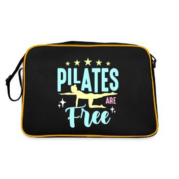 Le Pilates est un entraînement gratuit pour les cours de Pilates - Sac Retro - noir/or - Dos