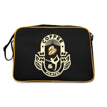 Pilates Coffee & Pilates aime l’entraînement de méditation - Sac Retro - noir/or - Dos
