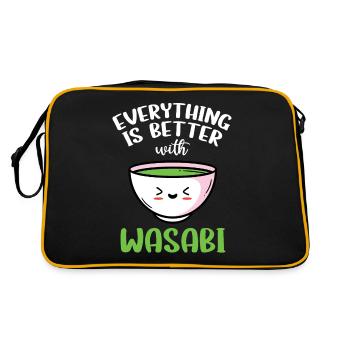 Wasabi - Sac Retro - noir/or - Dos