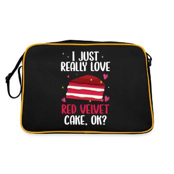 Velvet Cake Cake Cadeau - Sac Retro - noir/or - Dos
