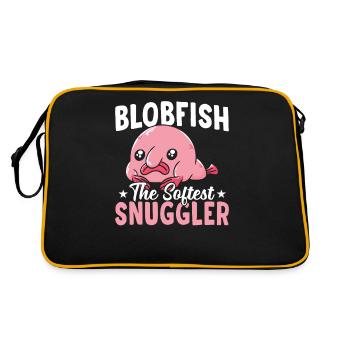 Blobfish Softest Snuggler Blobfishes Owners - Retro Bag - black/gold - Back