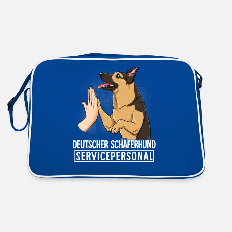 Deutscher Schäferhund Retro Tasche