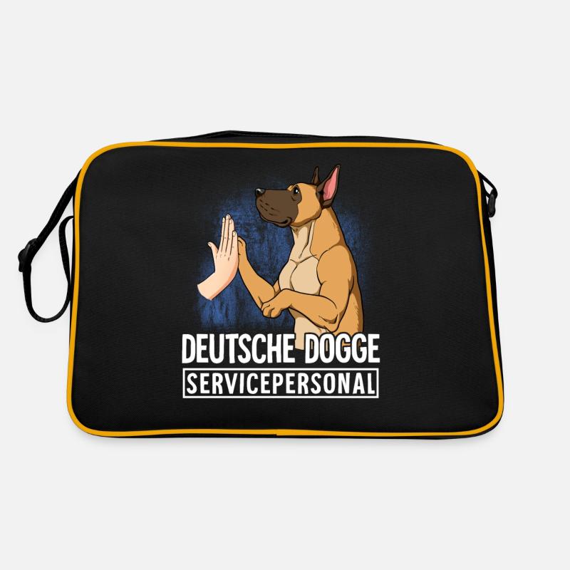 Deutsche Dogge Retro Tasche