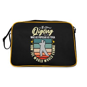 Si le Qi Gong était aussi populaire que le yoga Arts Martiaux - Sac Retro - noir/or - Dos