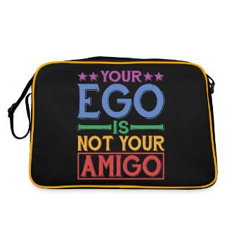 Your Ego Is Not Your Amigo 28 - Retro Bag - black/gold - Back