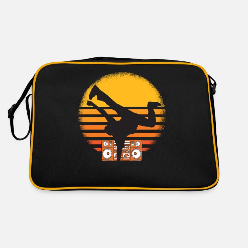 Vintage Breakdance Pose Breakdancing Art Sac Retro