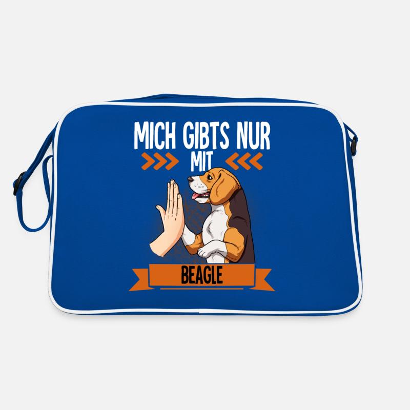 Mich Gibts Nur Mit Beagle Retro Tasche