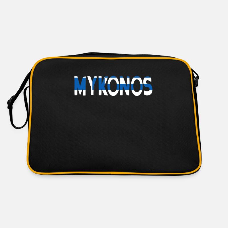 Mykonos - Sac Retro - noir/or