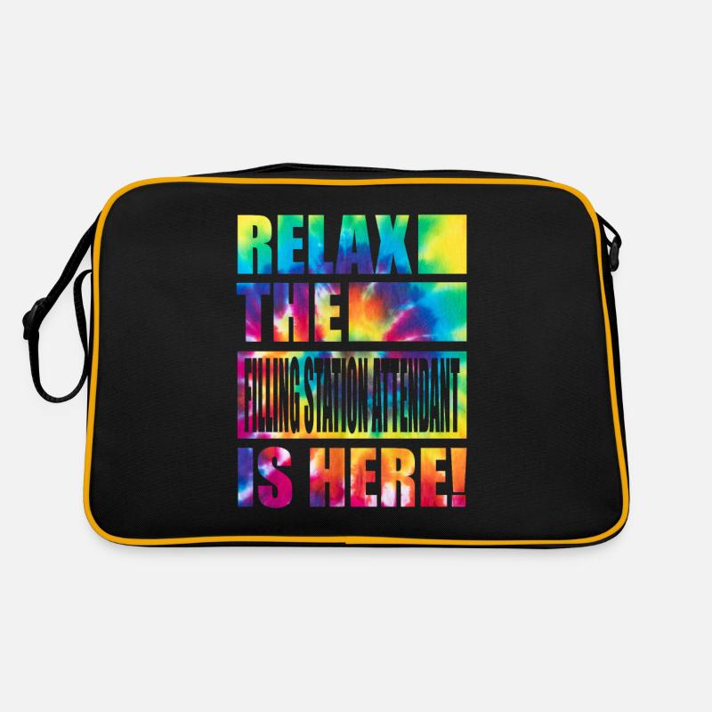 Filling Station Attendant Funny Saying Retro Bag