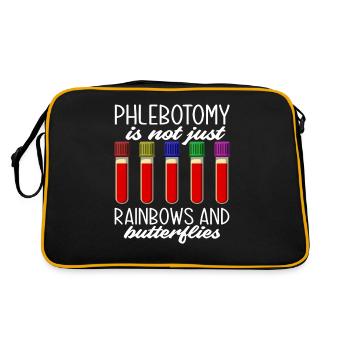 Puncture force - Retro Bag - black/gold - Back