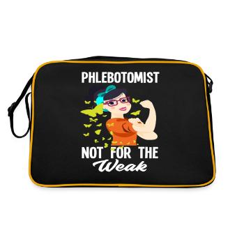 Puncture force - Retro Bag - black/gold - Back